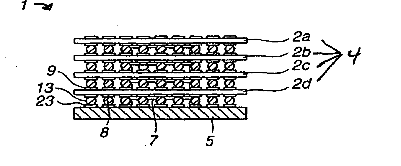 Assembly jig and manufacturing method of multilayer semiconductor device