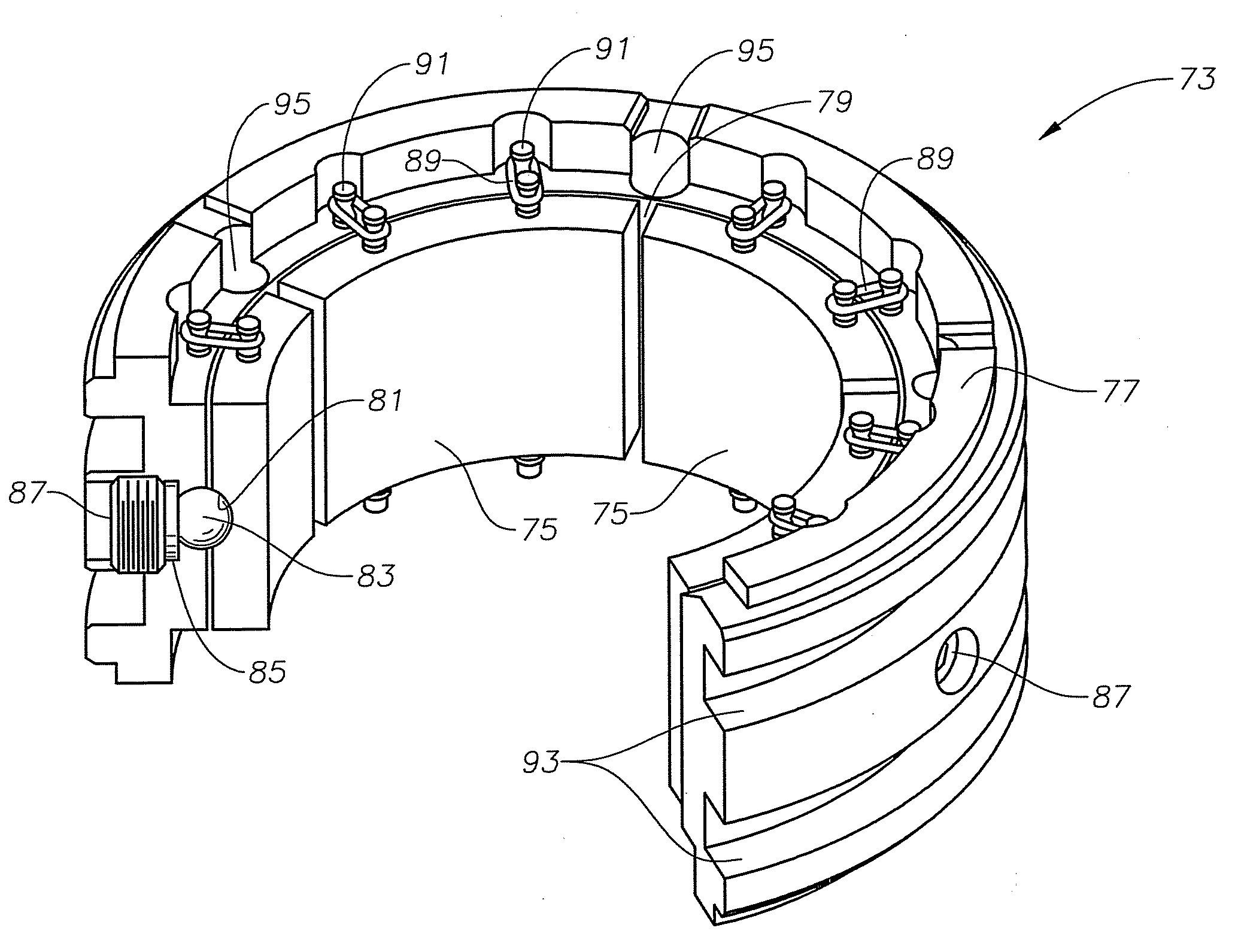 Self Leveling Dynamically Stable Radial Bearing