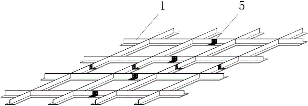Novel bidirectional inverted-T-shaped beam combined floor