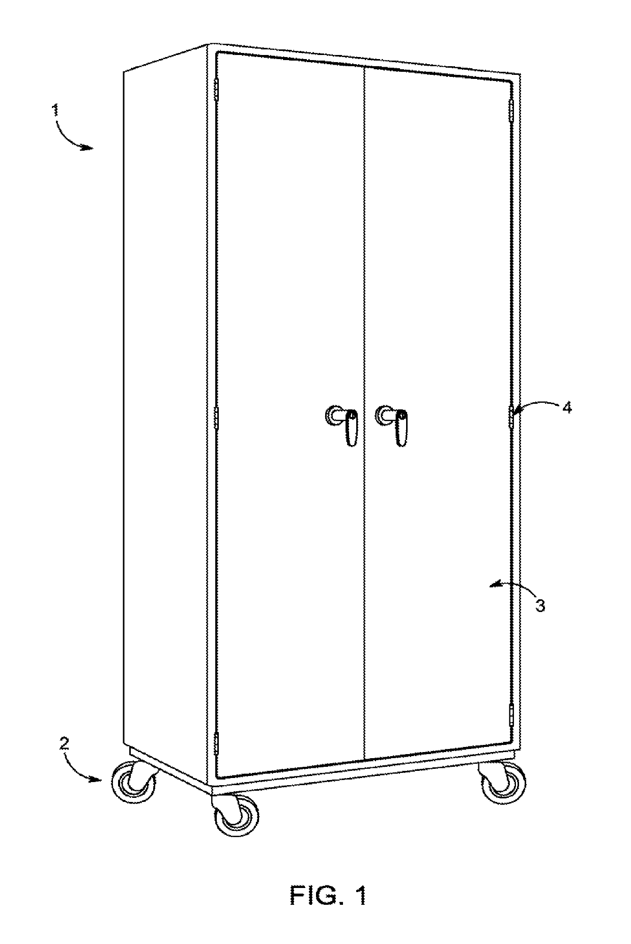 Moveable and storable wardrobe