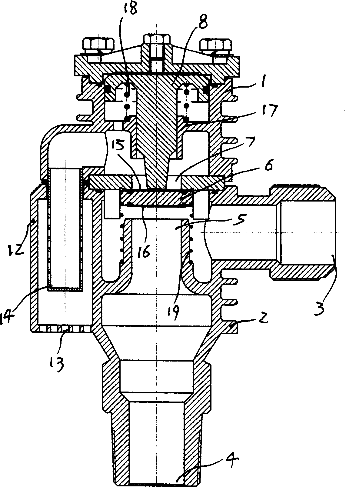 Combined pressure regulating valve