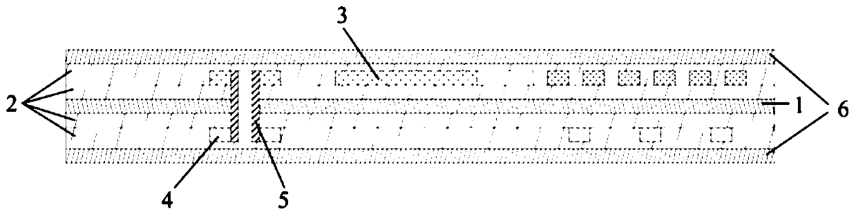 Flexible temperature-strain integrated sensor array and preparation method thereof