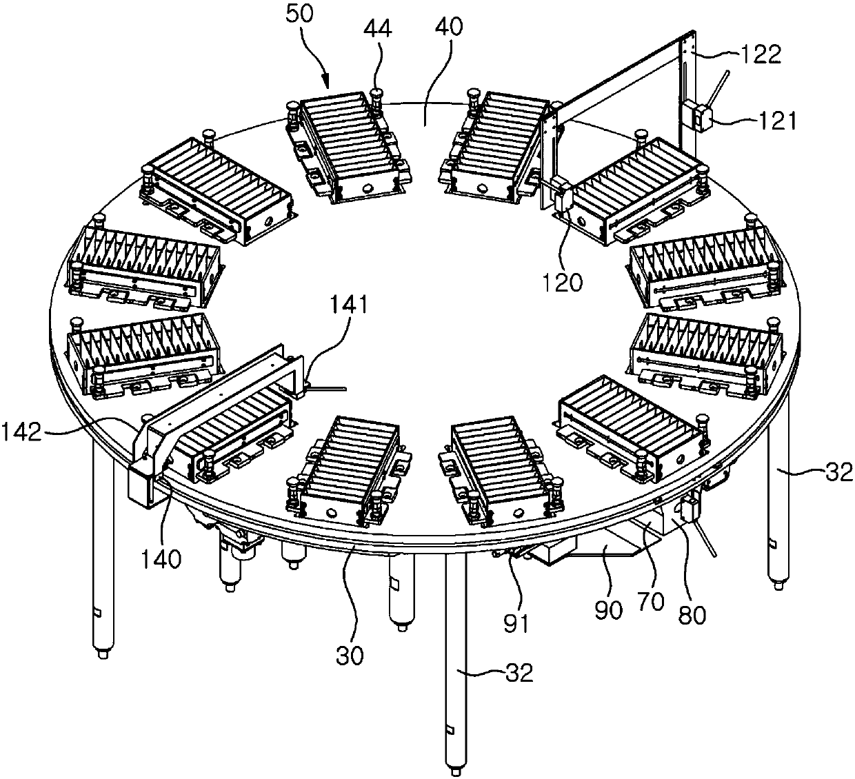 Auto packing machine of a pouch