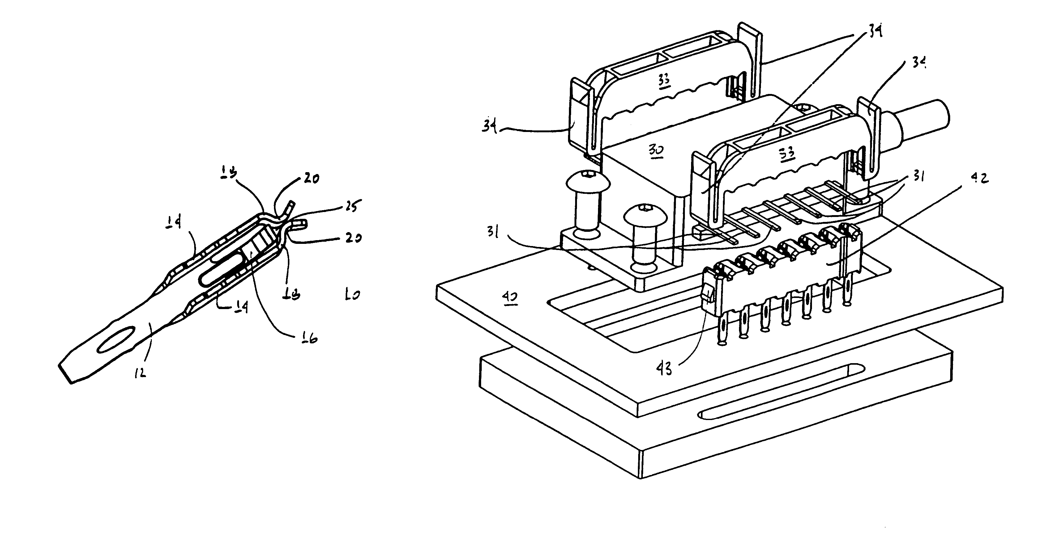 Spring contact for connectors