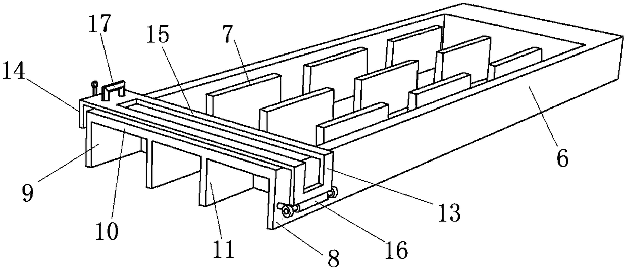 A mold component for making concrete micro-slit floor and its application