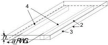 Method and device for connecting circuit using substrate integrated waveguide