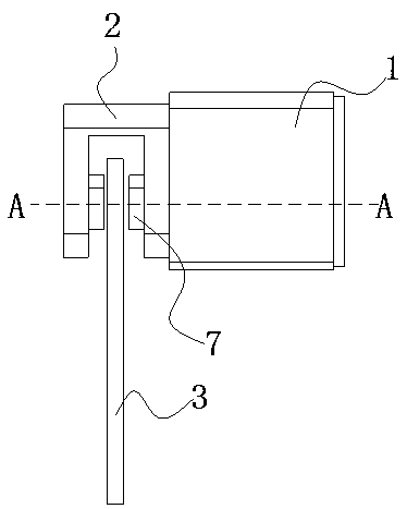 Parking device for electric vehicle