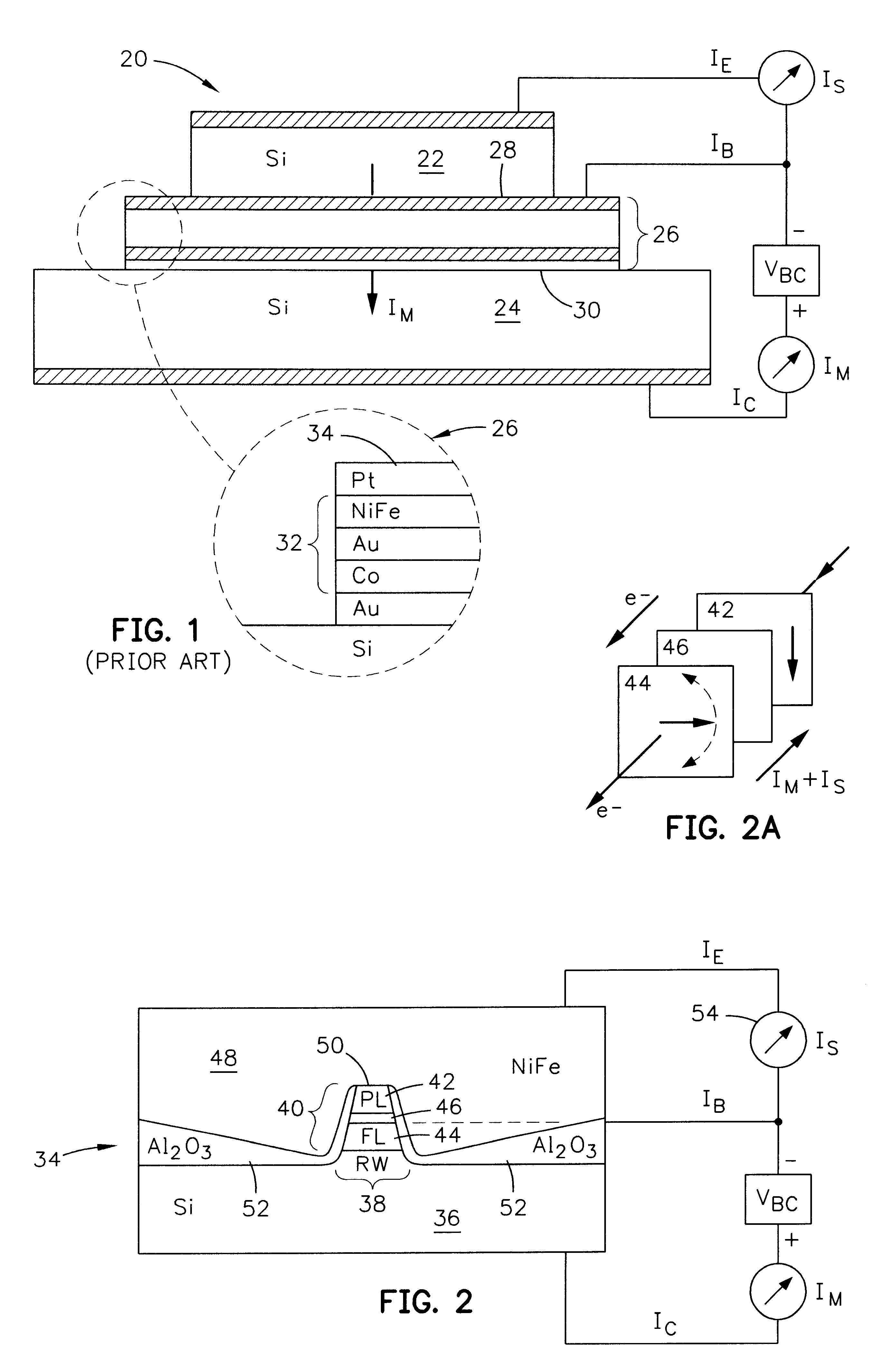 Semiconductor slider with an integral spin valve transistor structure and method for making same without a bonding step