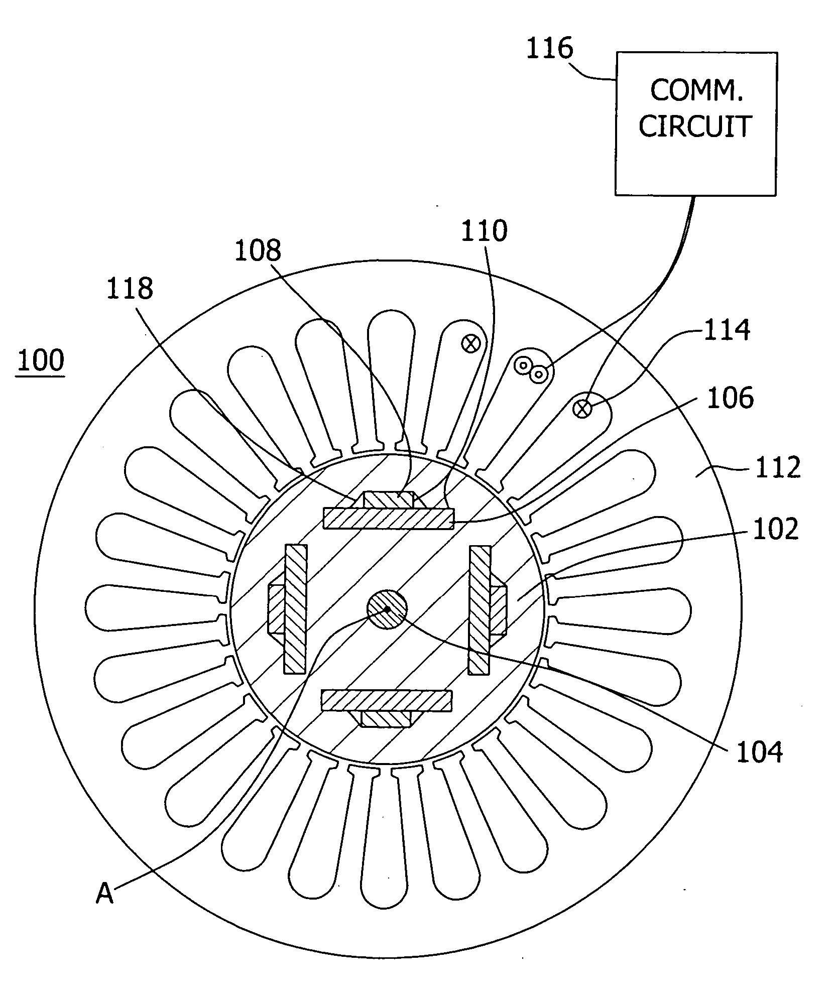 Composite magnet structure for rotor