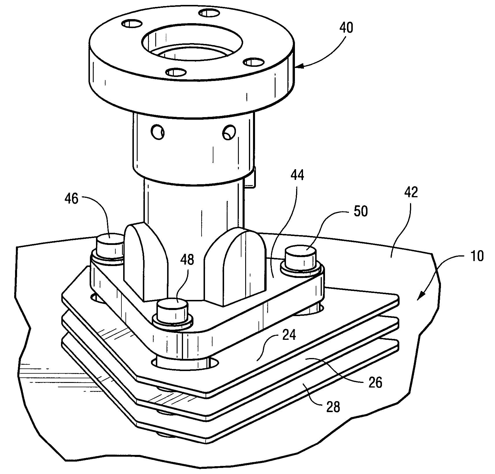 Thermal isolation device for liquid fuel components