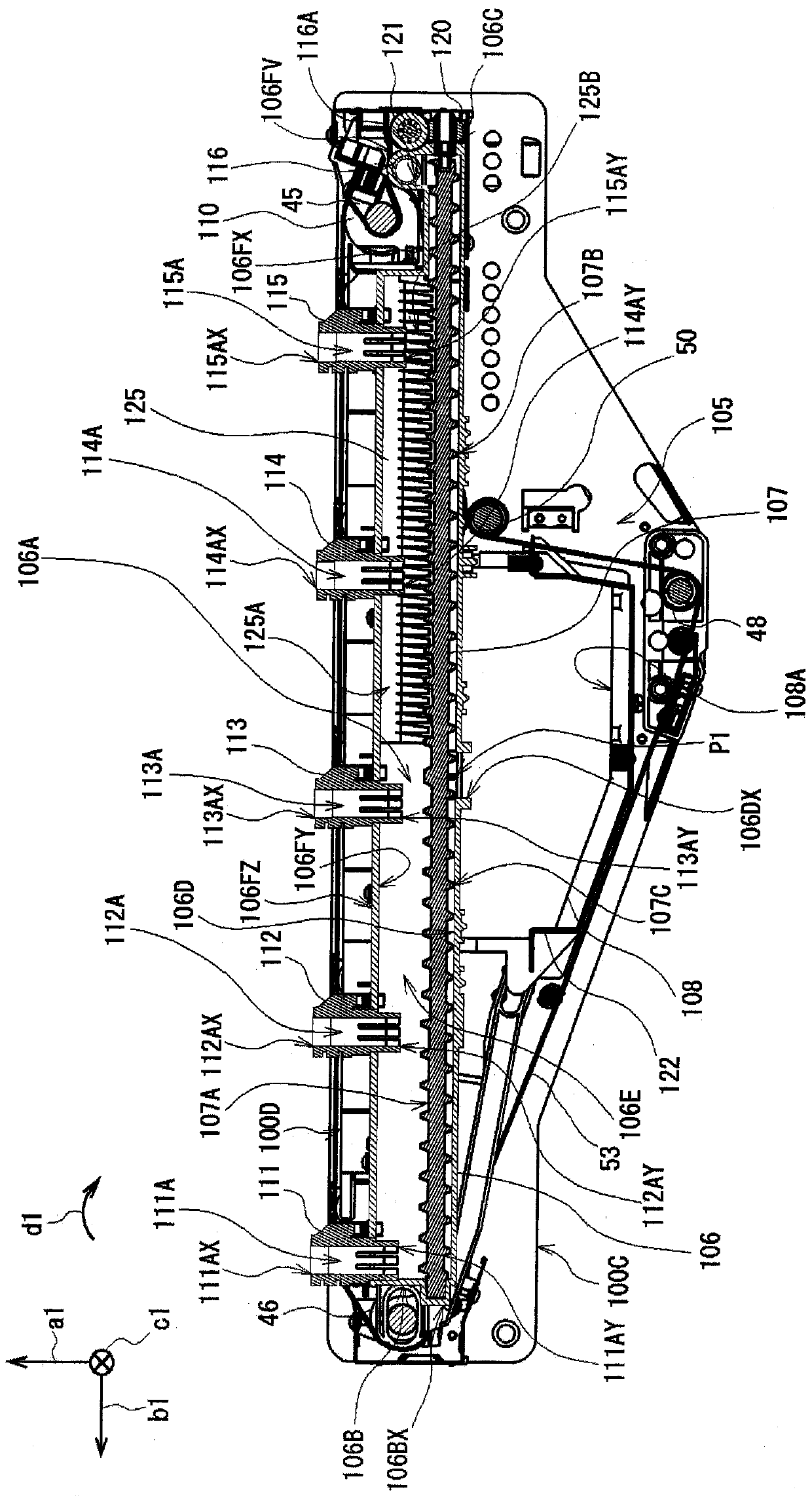 Developer conveying device and image forming device