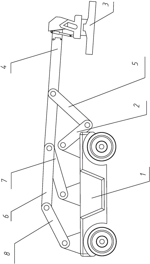 Two-degree-of-freedom double-closed-loop hybrid drive reach-stack crane