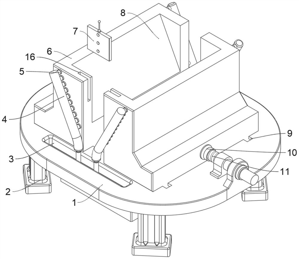 V-shaped mold based on high-flux cooling speed