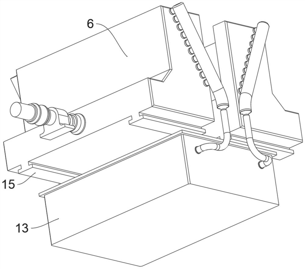 V-shaped mold based on high-flux cooling speed