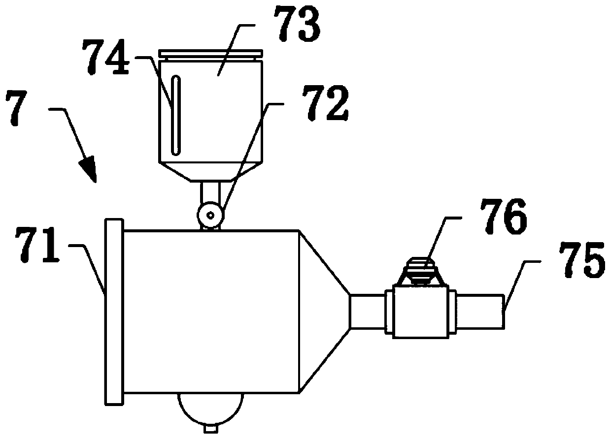 Detector for harmful gas in high-voltage electrical cabinet