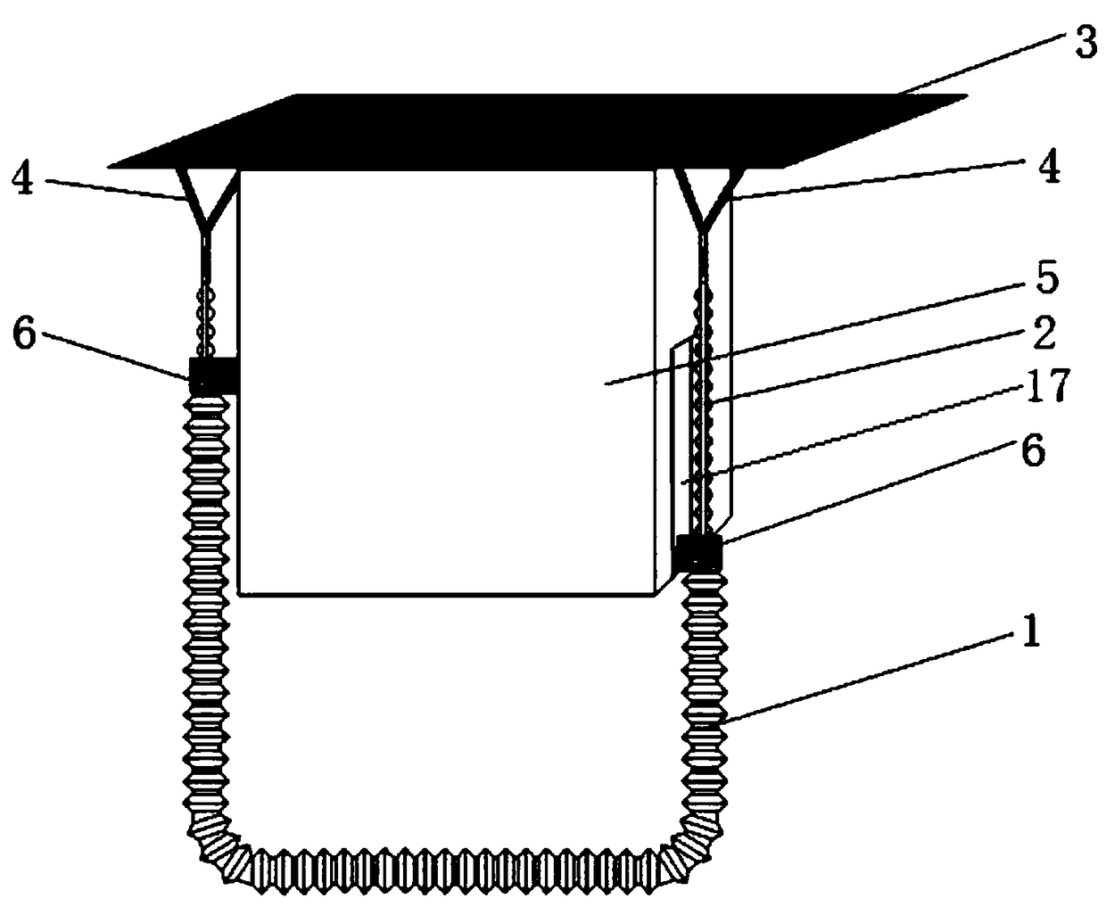 U-shaped pipe type rope saw cutting machine