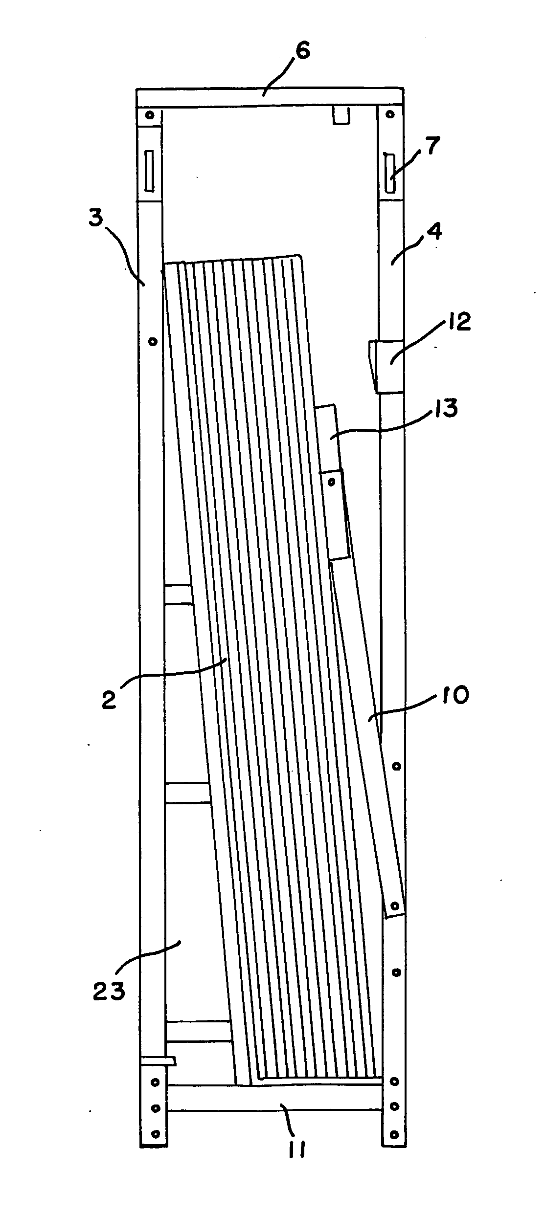 System for safely transporting loading and unloading slabs