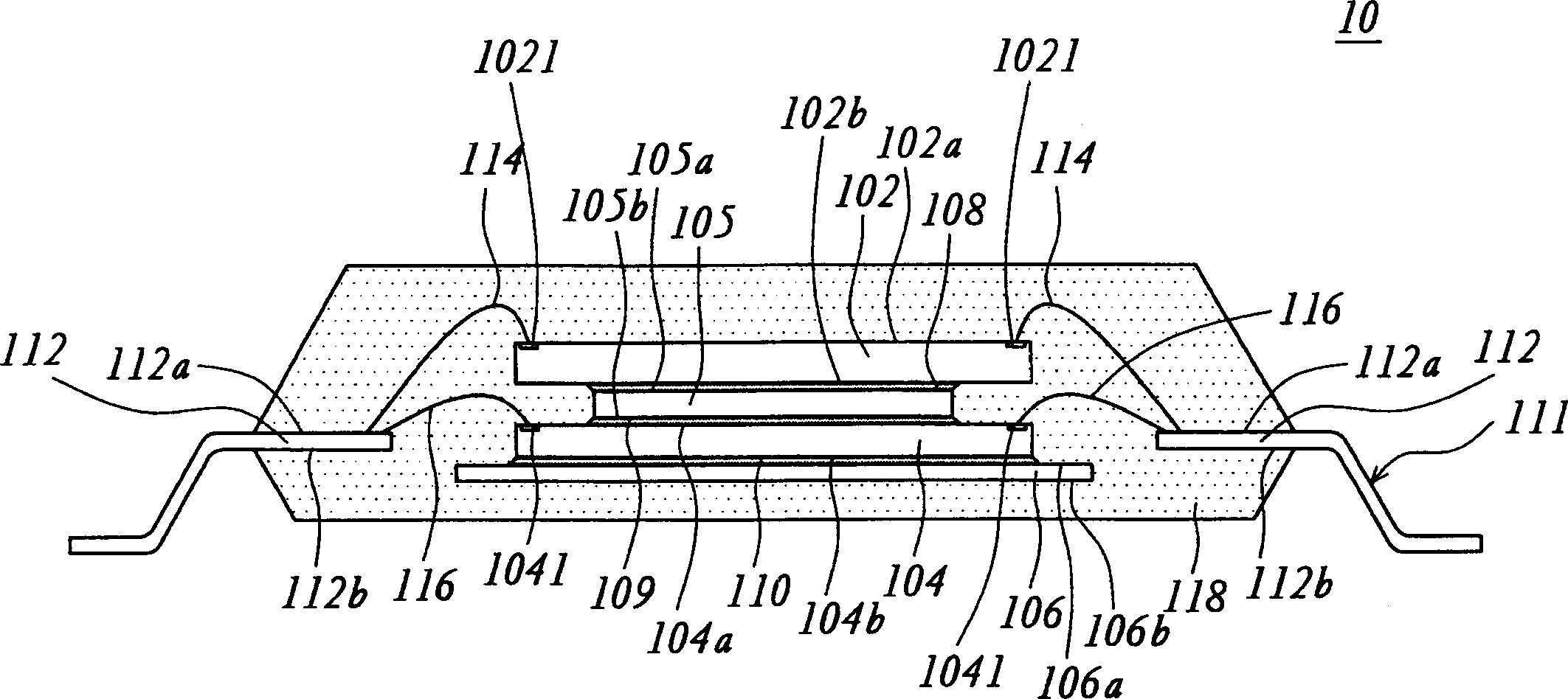 Encapsulation structure for multiple chips