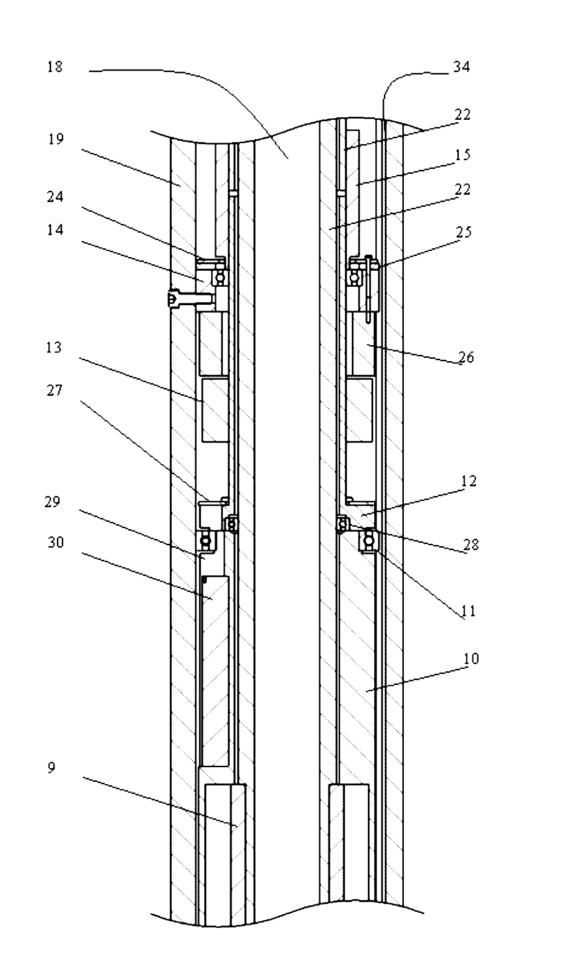 Dynamic Point-the-bit Rotary Steerable Drilling Tool and Measuring Method Thereof