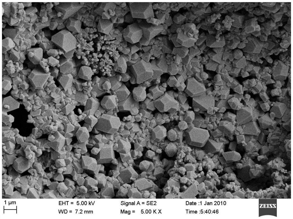 Modification method for doping and synthesizing binary lithium nickel manganese oxide positive electrode material