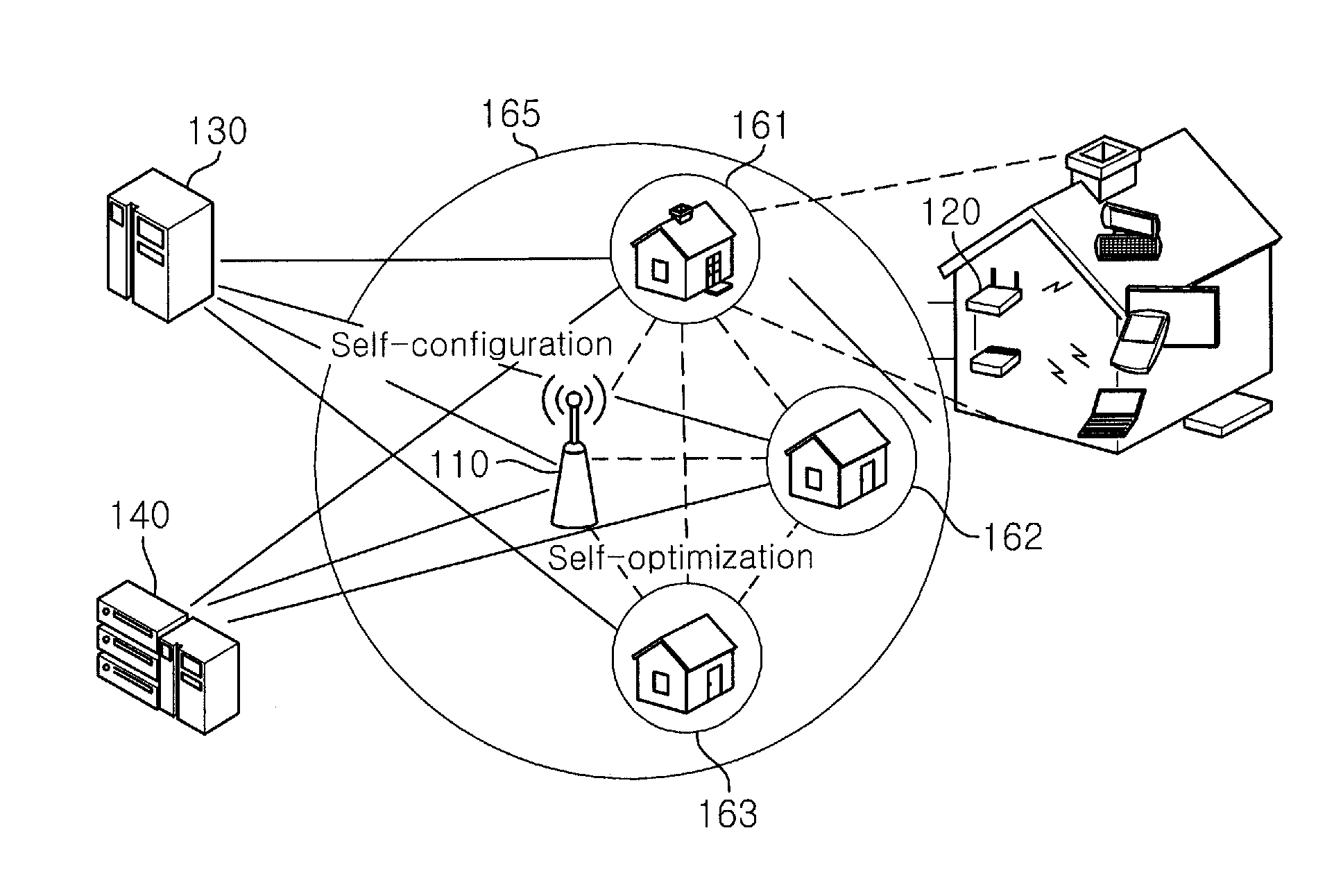 Tnl connection setup method and apparatus for base station using downlink receiver