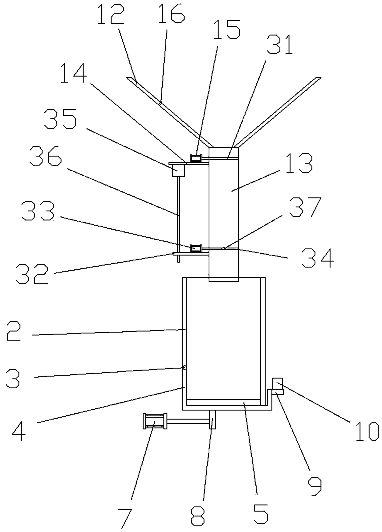 Feeding device for glass ware blowing machine