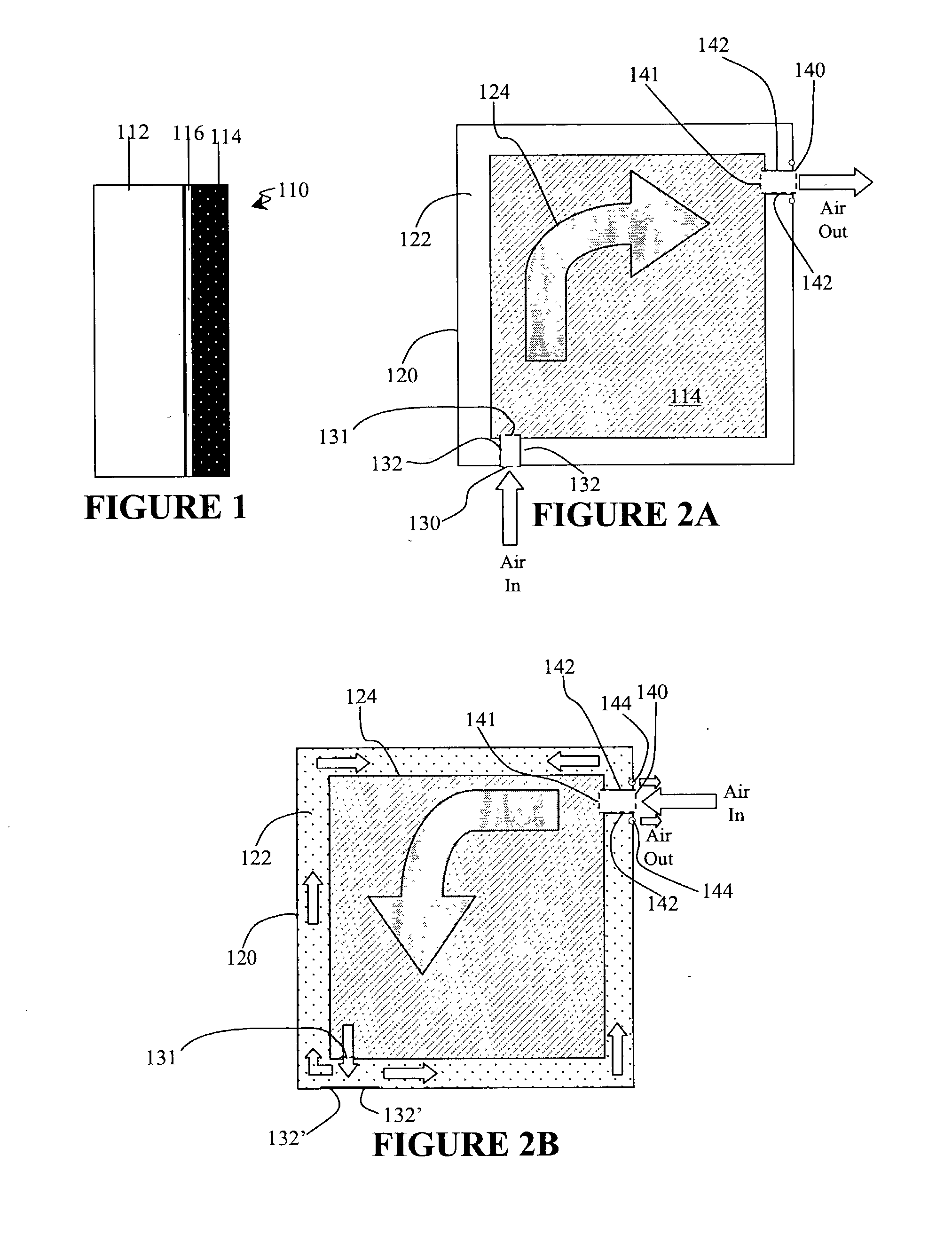 Metal air cell incorporating air flow system