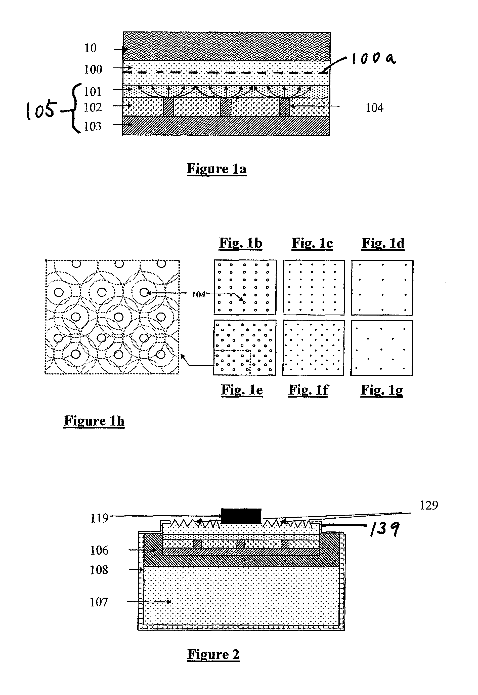 High light efficiency solid-state light emitting structure and methods to manufacturing the same