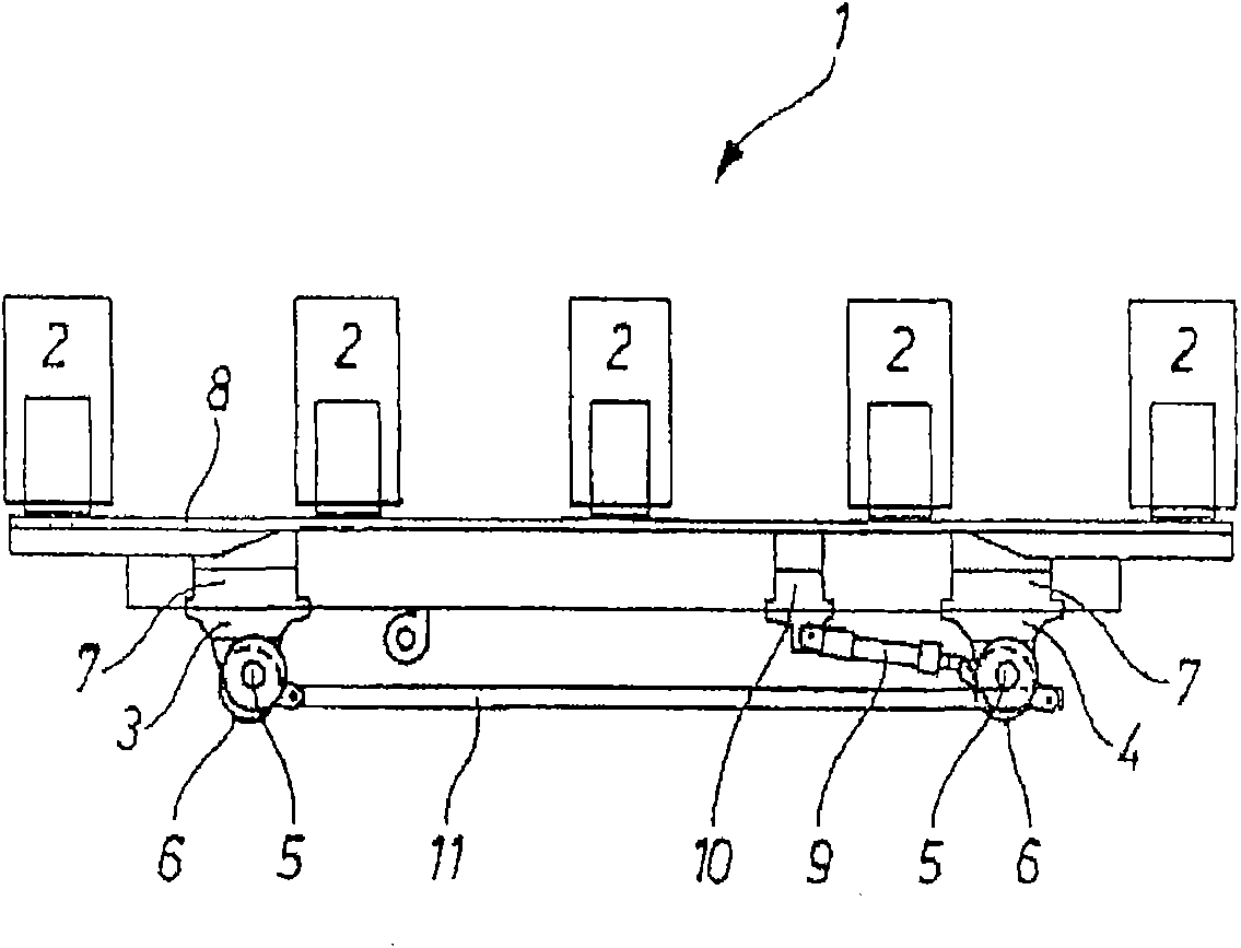 Walking-beam conveyor