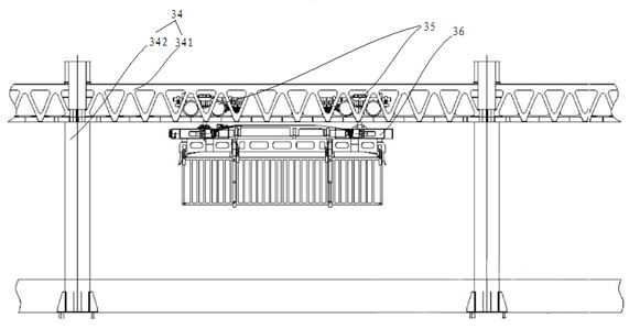 Wharf collecting and distributing system
