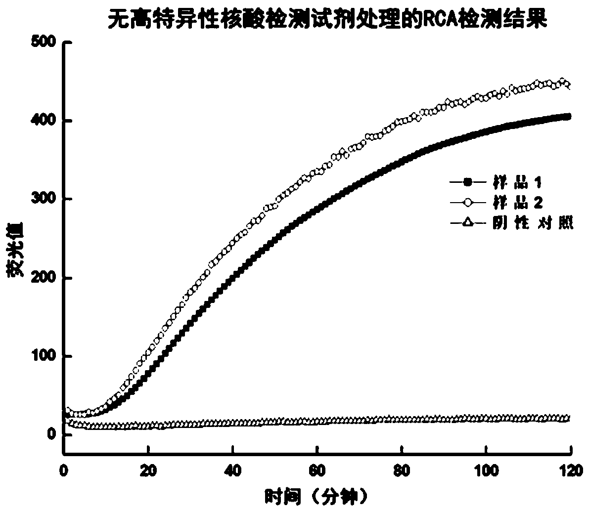 High-specificity nucleic acid detection reagent and using method thereof