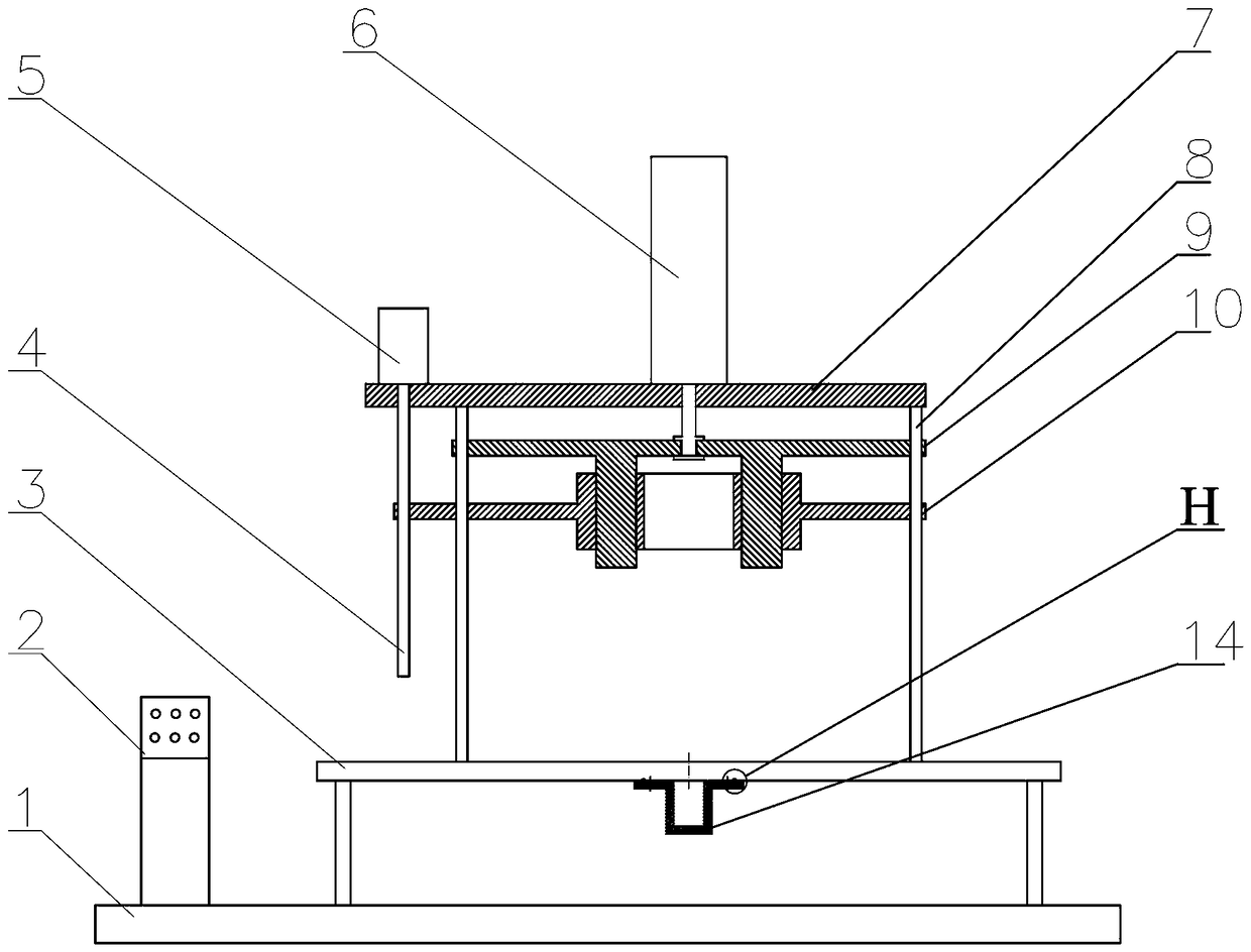 Assembling device and method for permanent magnet of built-in tangential permanent magnet motor