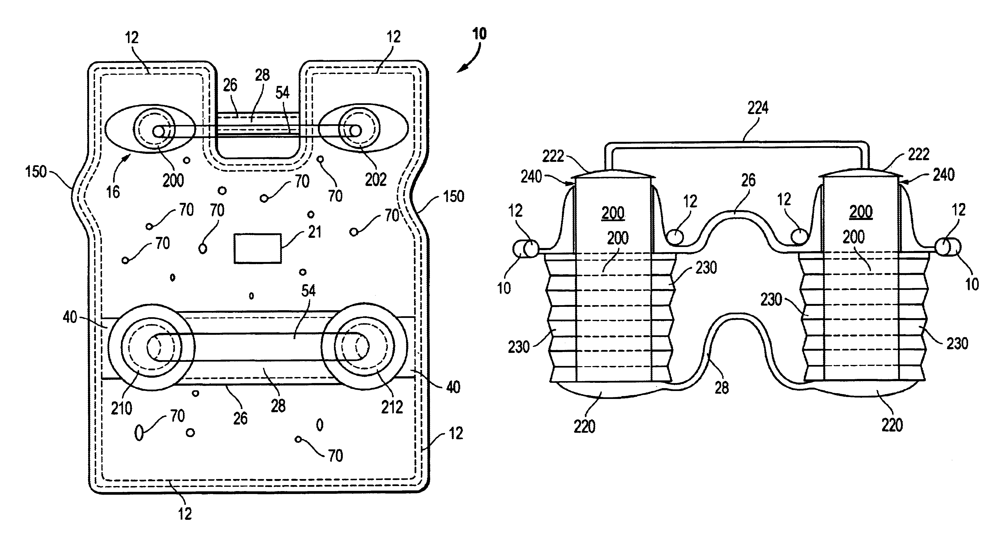 Blanket having extendable supports
