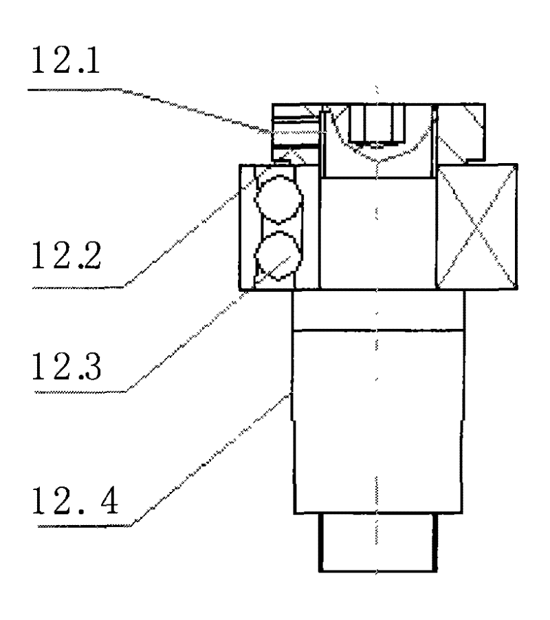 Dual shaft structured high speed precise electric main shaft capable of performing rotation, linear reciprocating movement