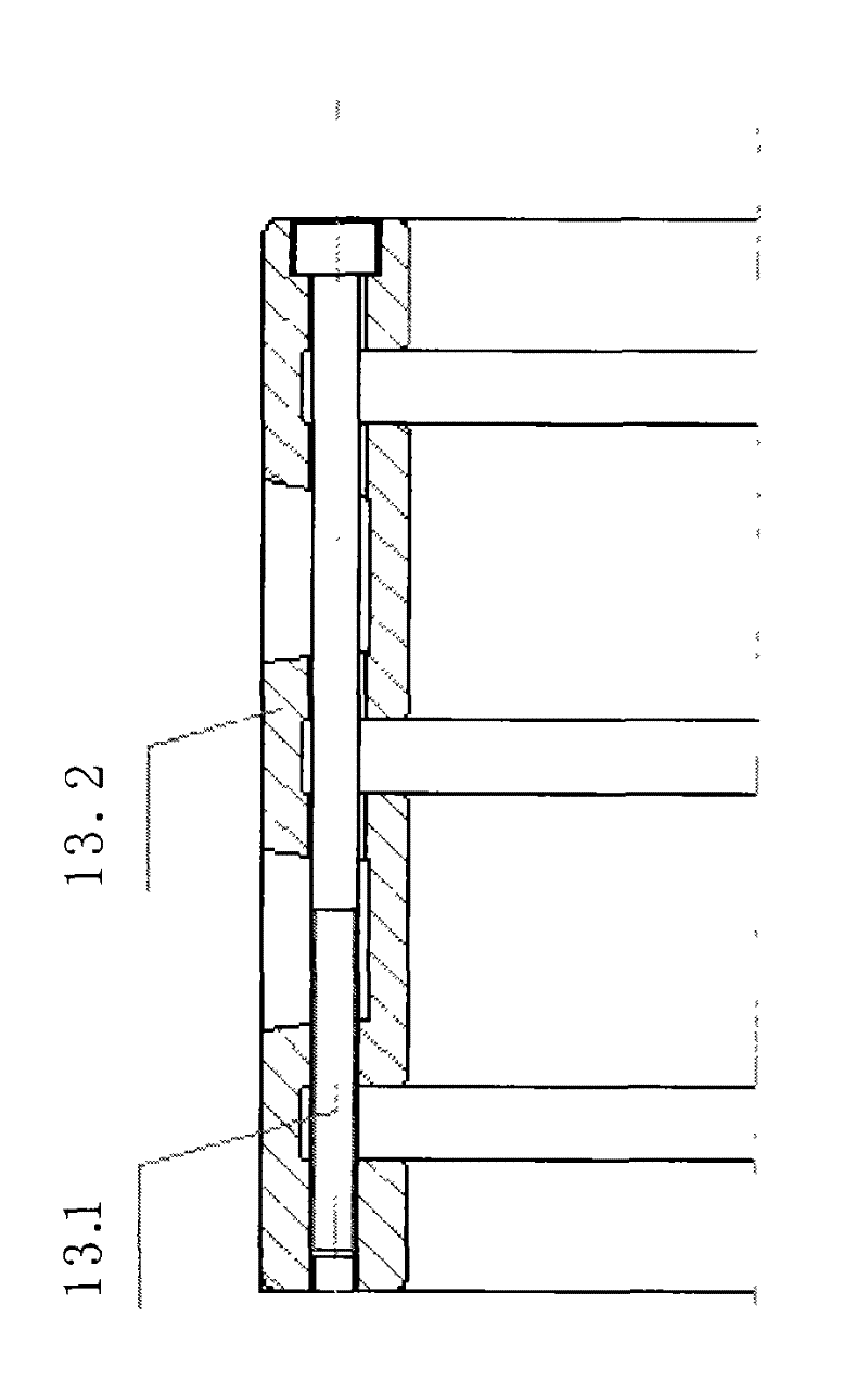 Dual shaft structured high speed precise electric main shaft capable of performing rotation, linear reciprocating movement