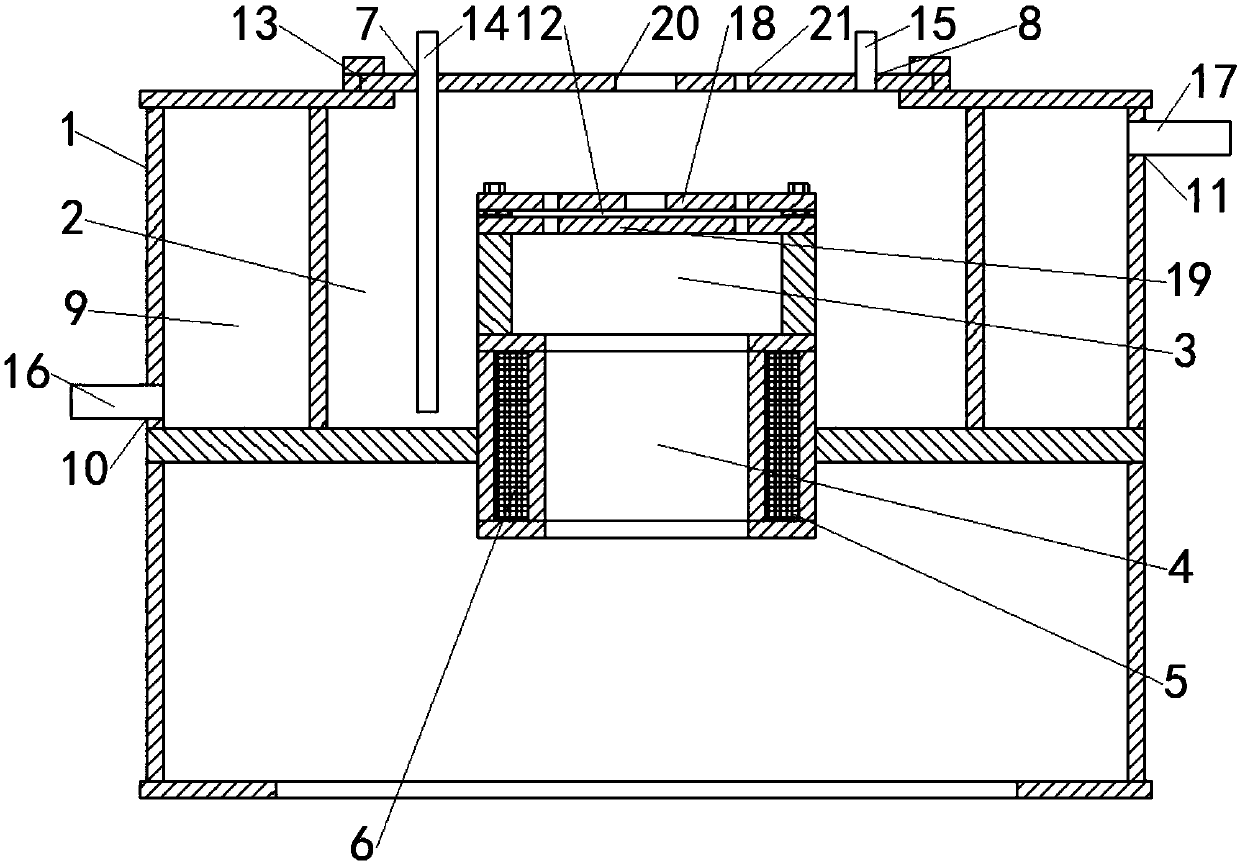 Test device and test method for CUI (corrosion under insulation)