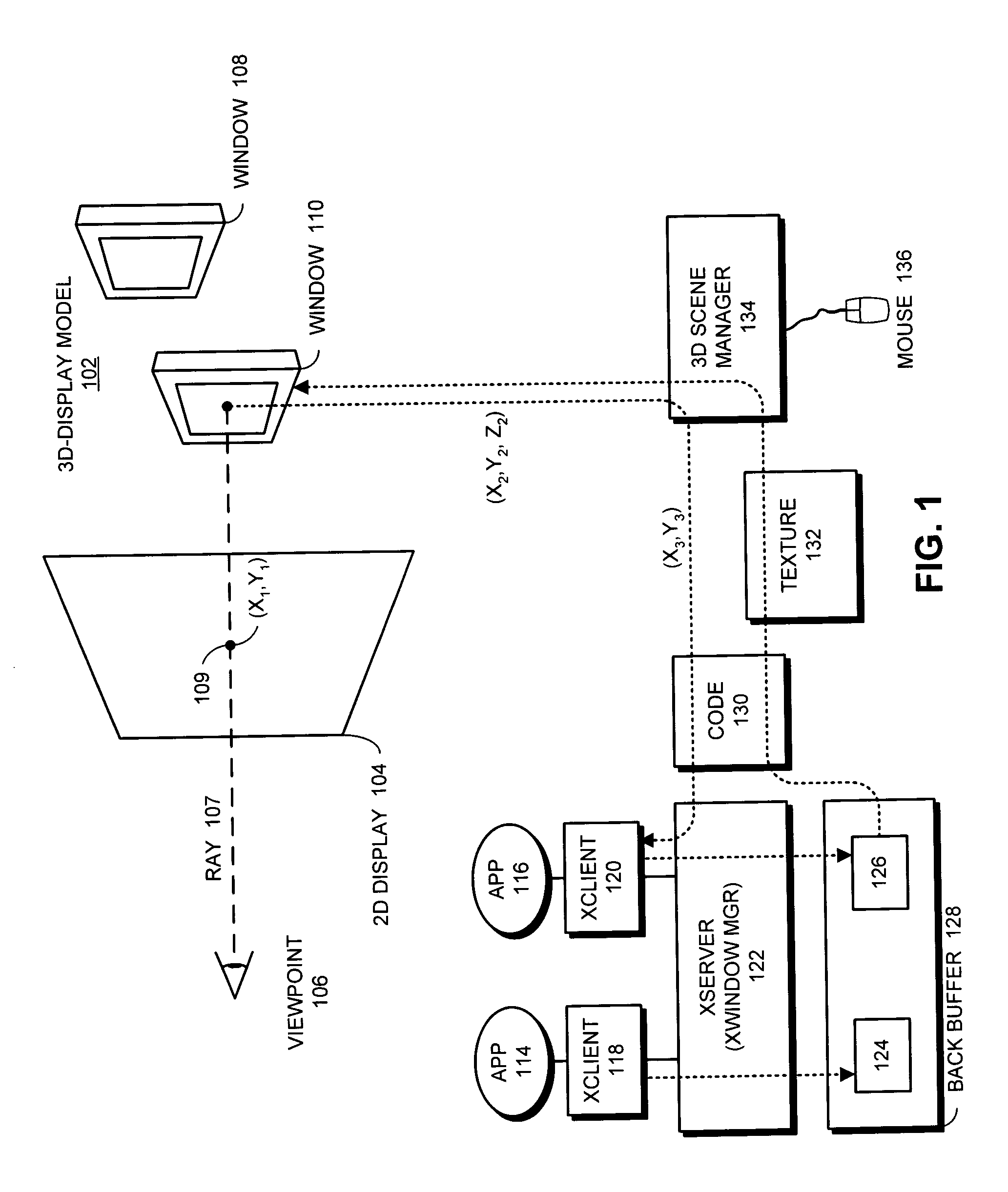 Enhancements for manipulating two-dimensional windows within a three-dimensional display model