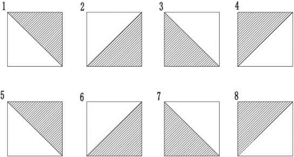 Tangram convenient to splice and having locating function