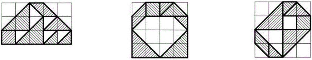 Tangram convenient to splice and having locating function