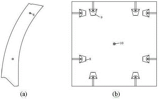 Lining structure of a horseshoe-shaped shield tunnel