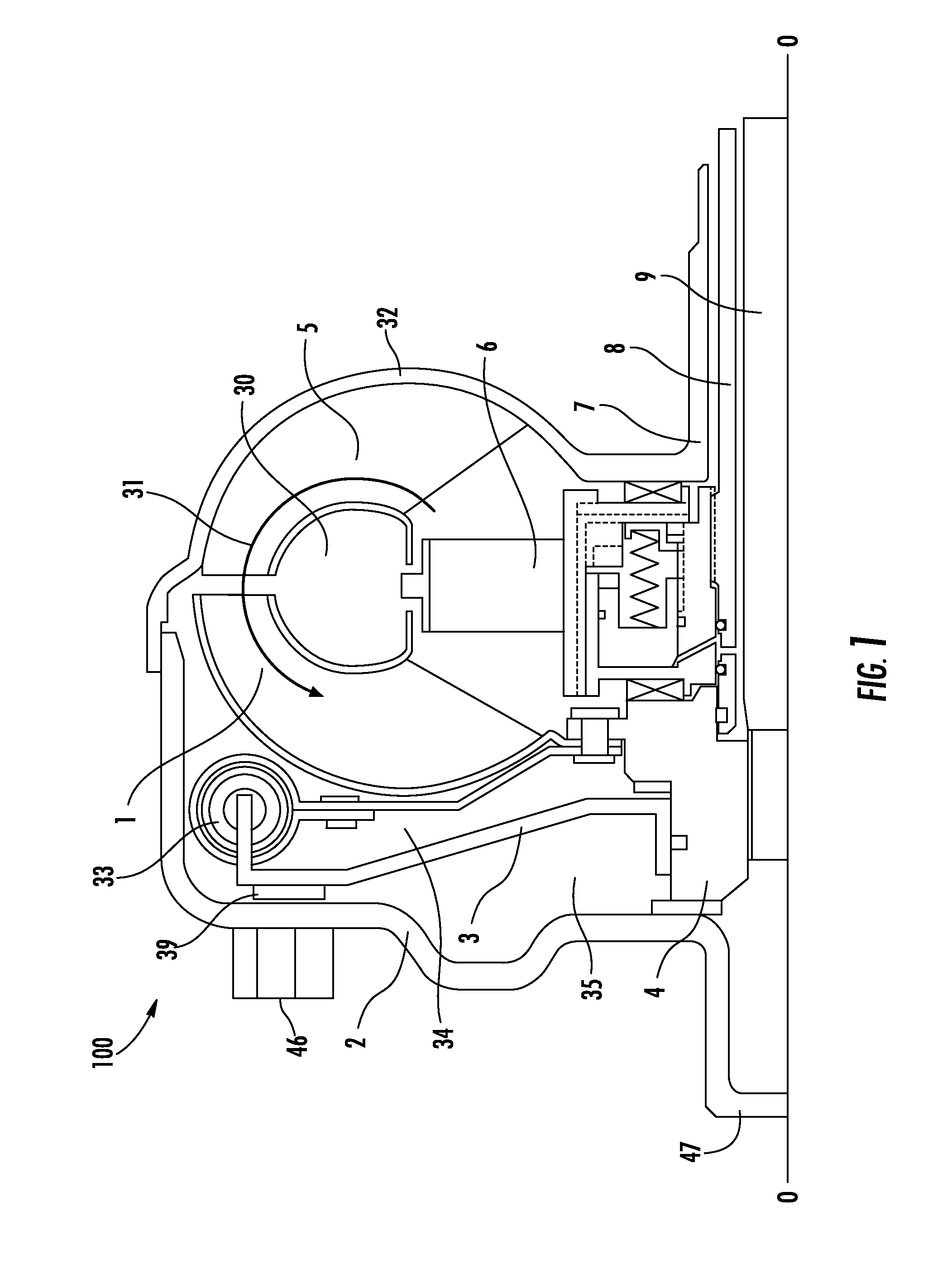 Torque converter having a reactor controlled by a jaw clutch