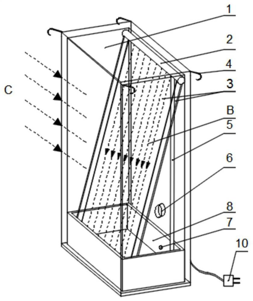 Heat insulation device for outdoor window