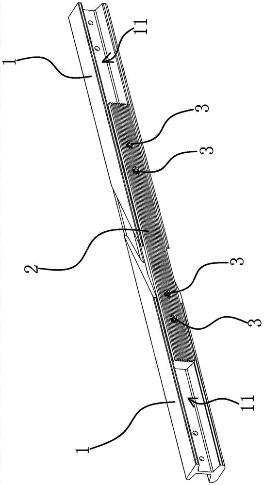 Expansion joint of contact rail