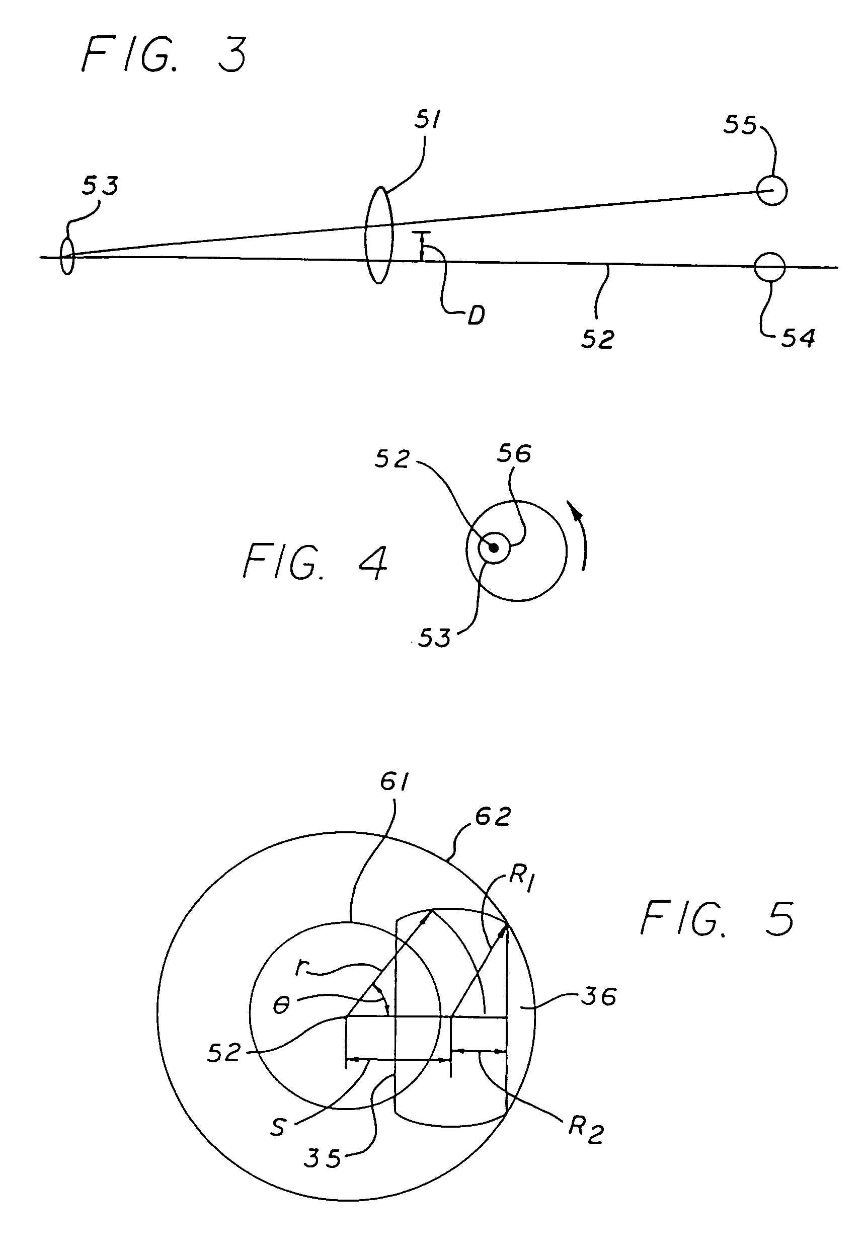 Method and system for laser treatment of refractive errors using offset imaging