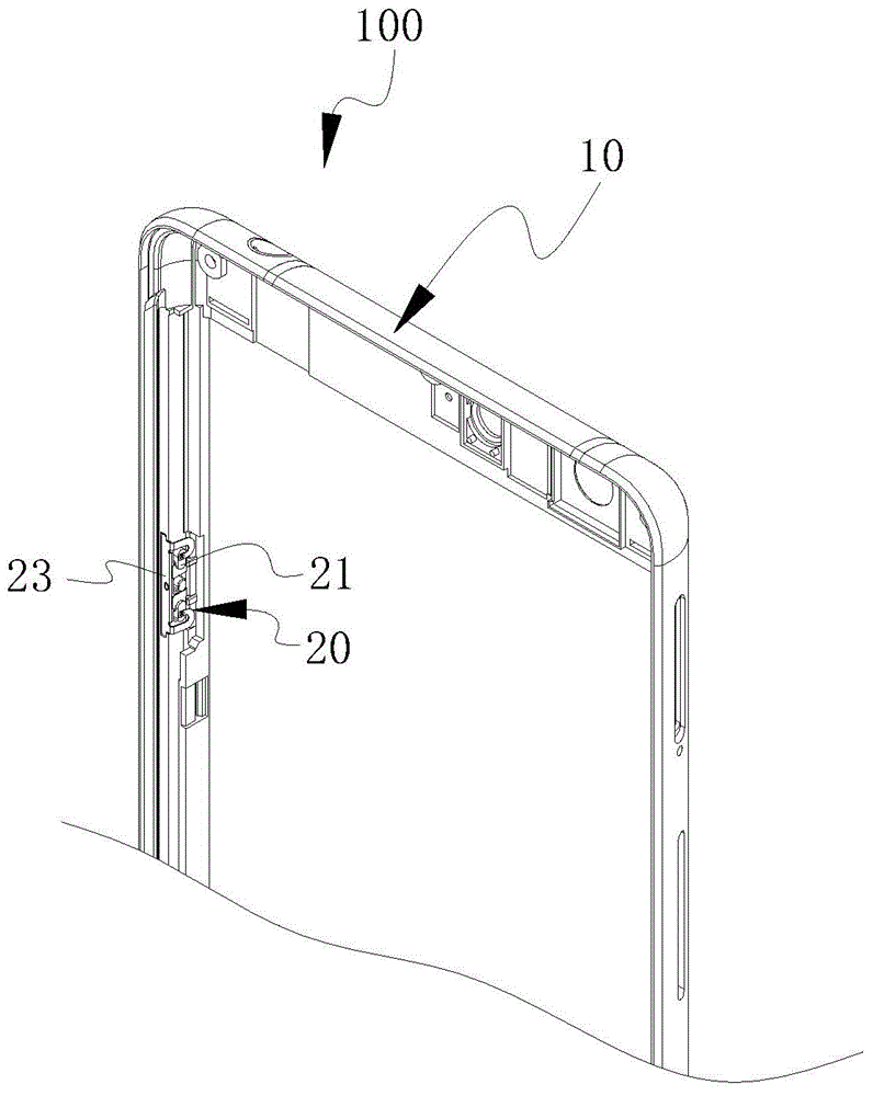 Electronic device and key mounting structure