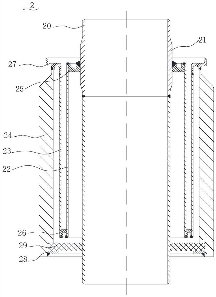 Low-temperature container and pipeline thereof