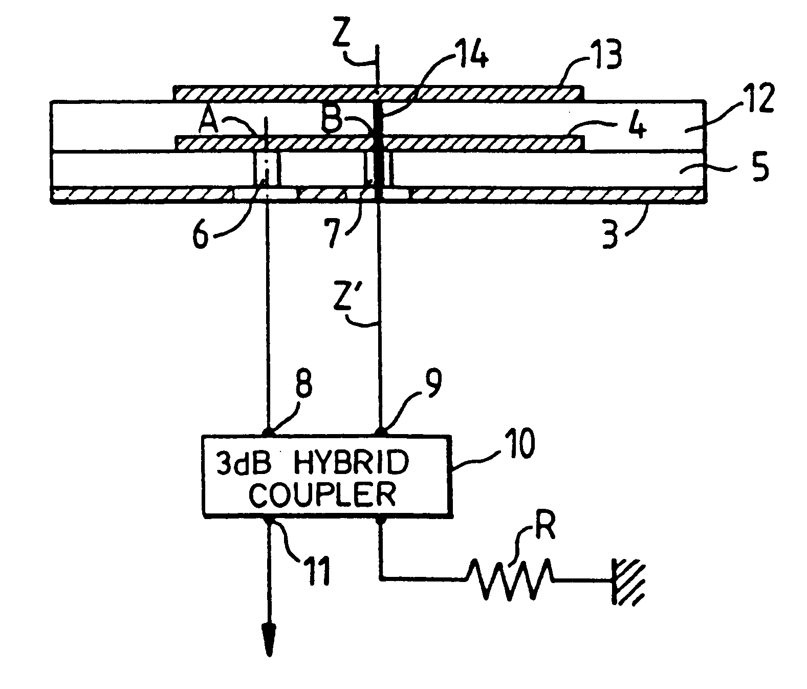 Multifunction printed-circuit antenna