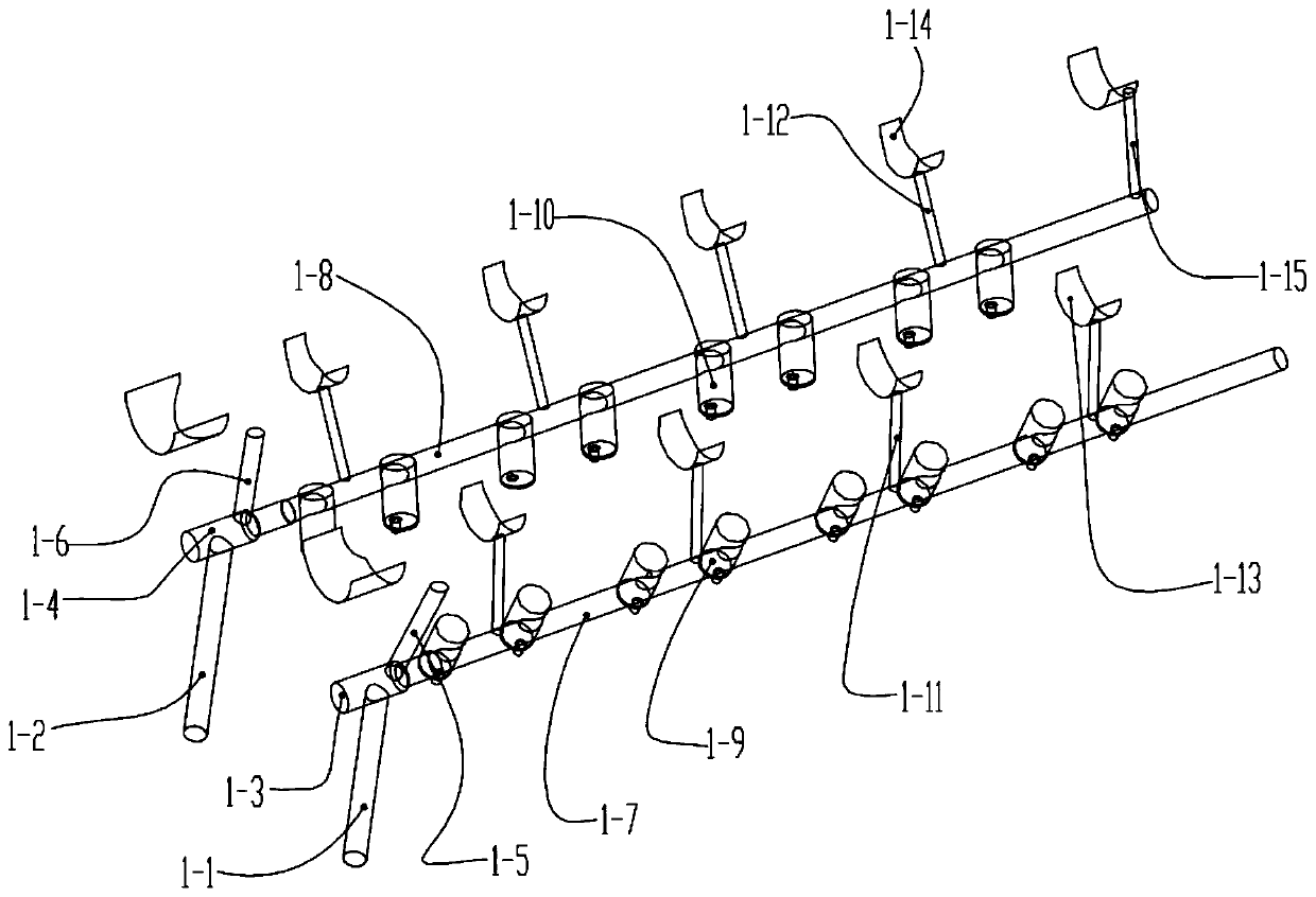 A cylinder head system oil circuit of an automobile engine