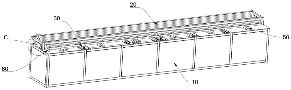 A fully automatic blanking equipment for drying racks