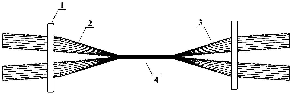 Ammonia gas sensor, and preparation method and application method thereof